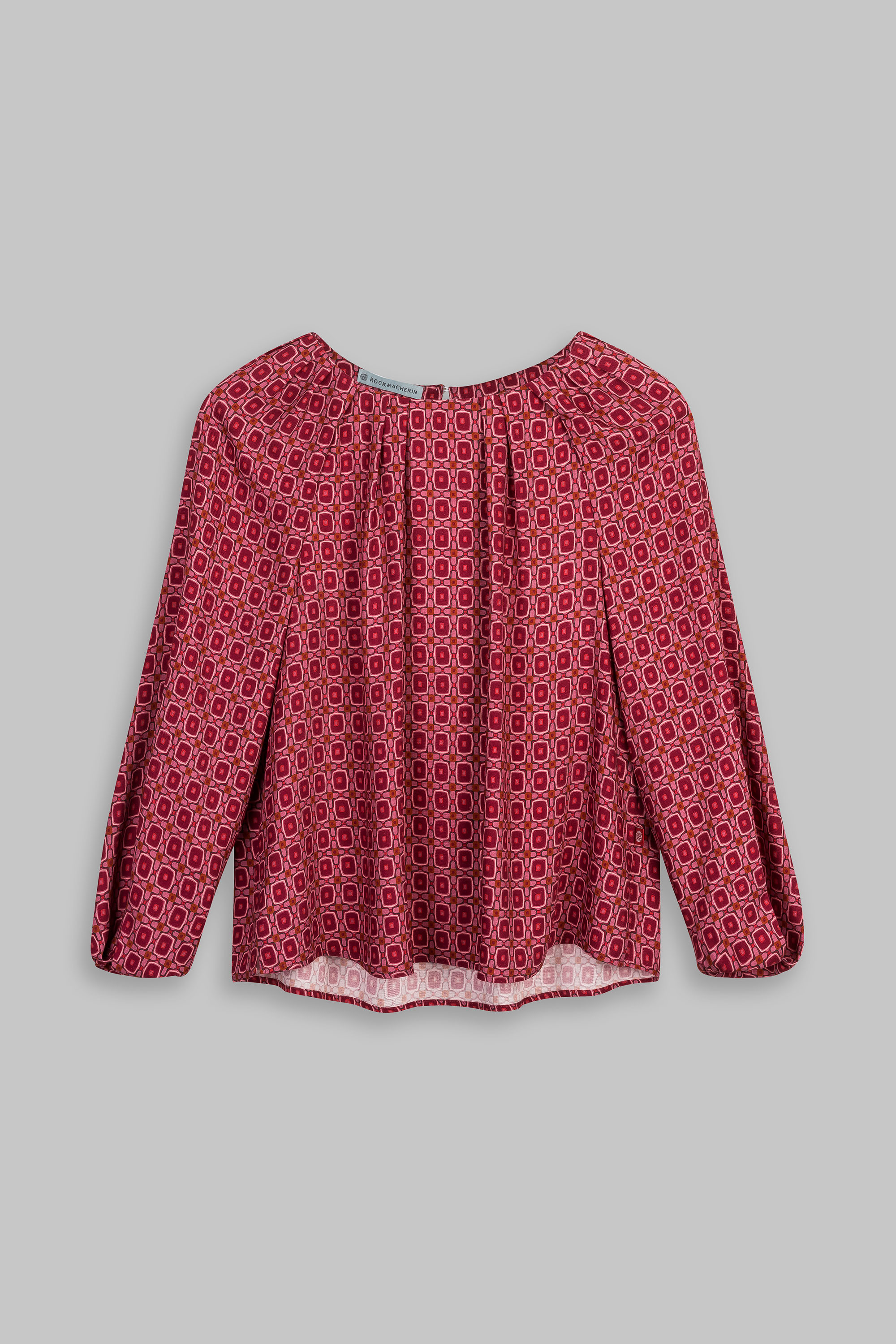 Bluse-Damen-Muster-rot-rose-Regula