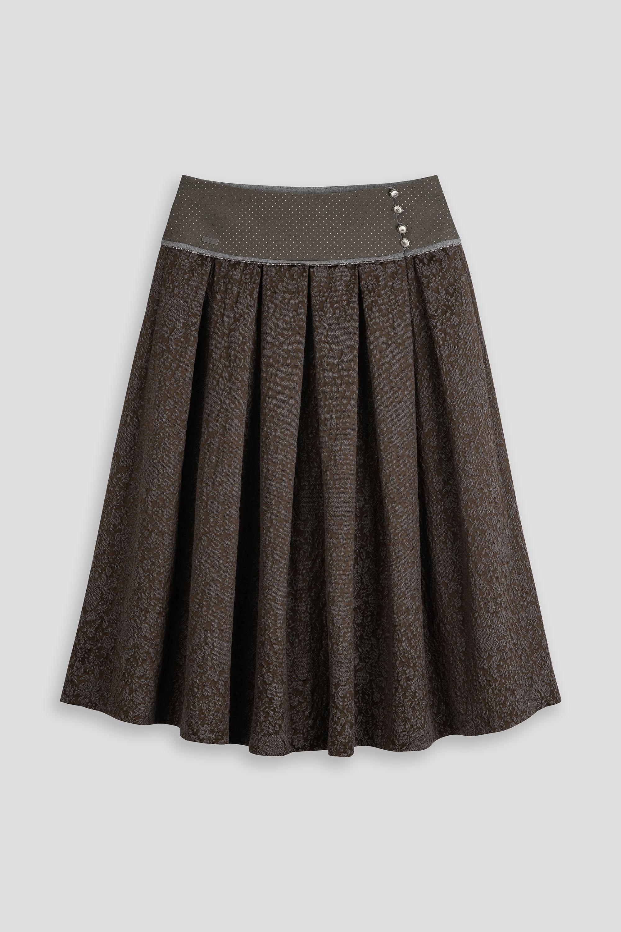 Trachtenrock-lang-elegant-festlich-dunkelbraun-Luschtig