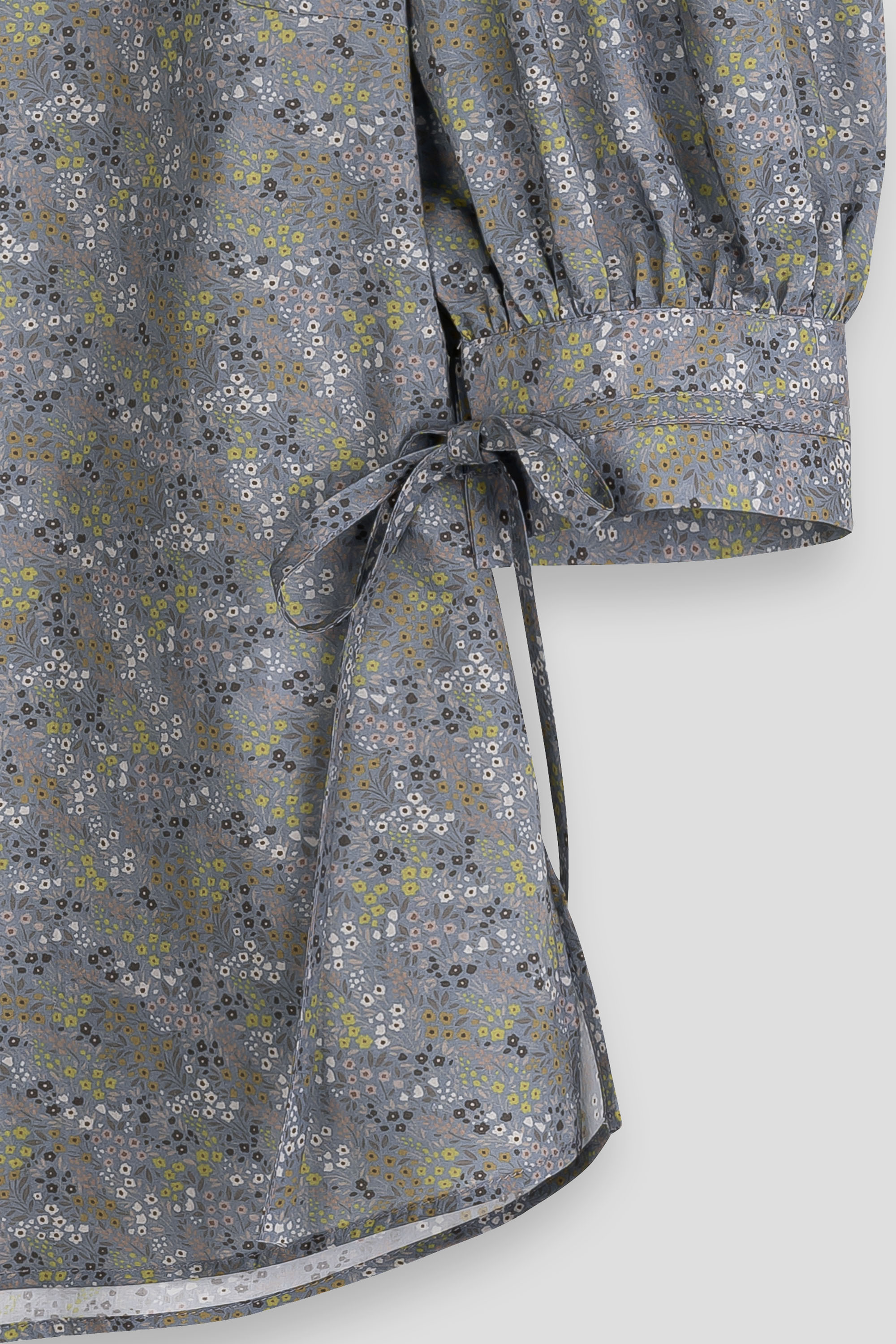 Bluse-Damen-Muster-grau-blau