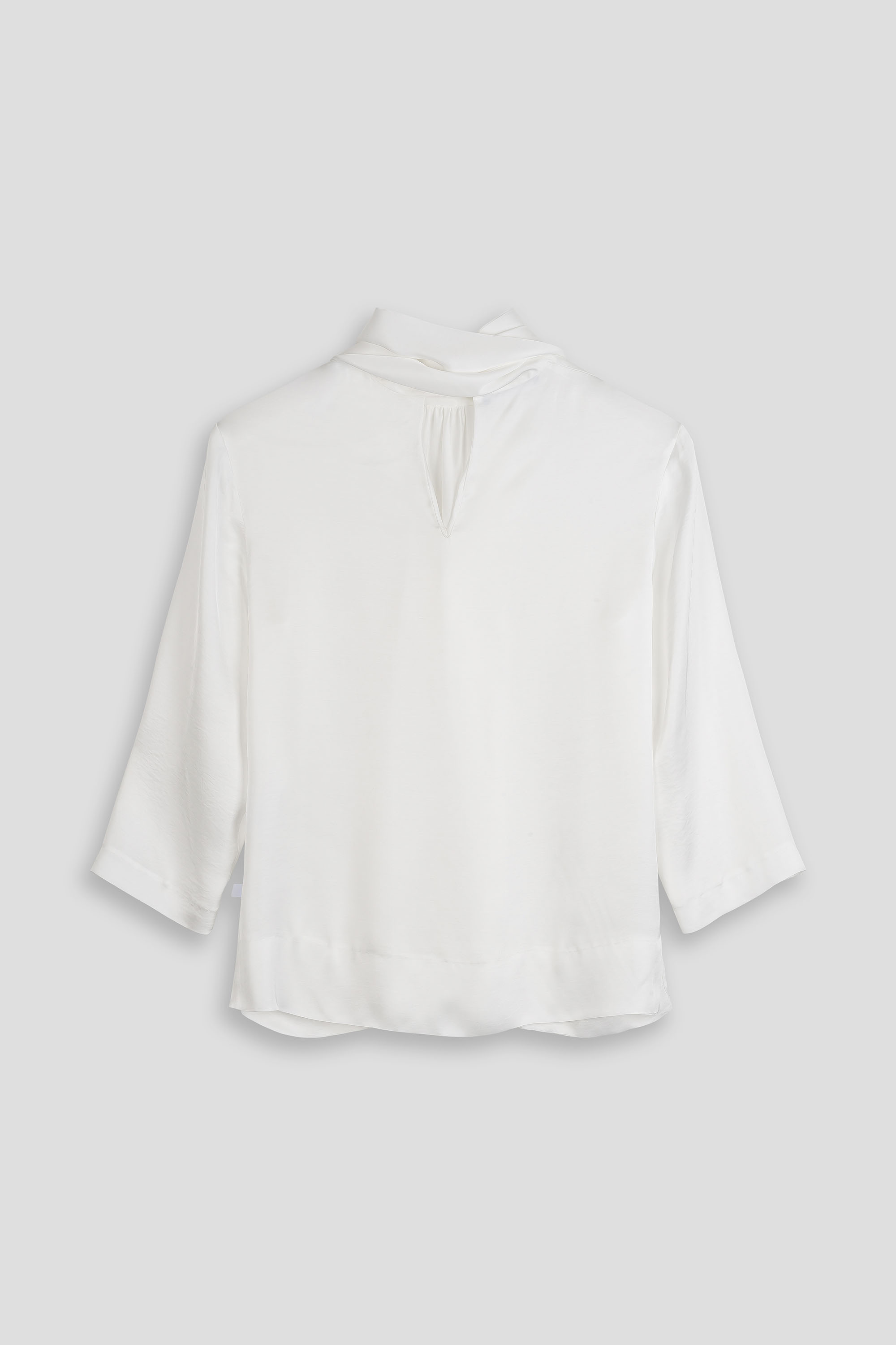 Bluse-Damen-Satin-Schluppe-weiss-Antonia