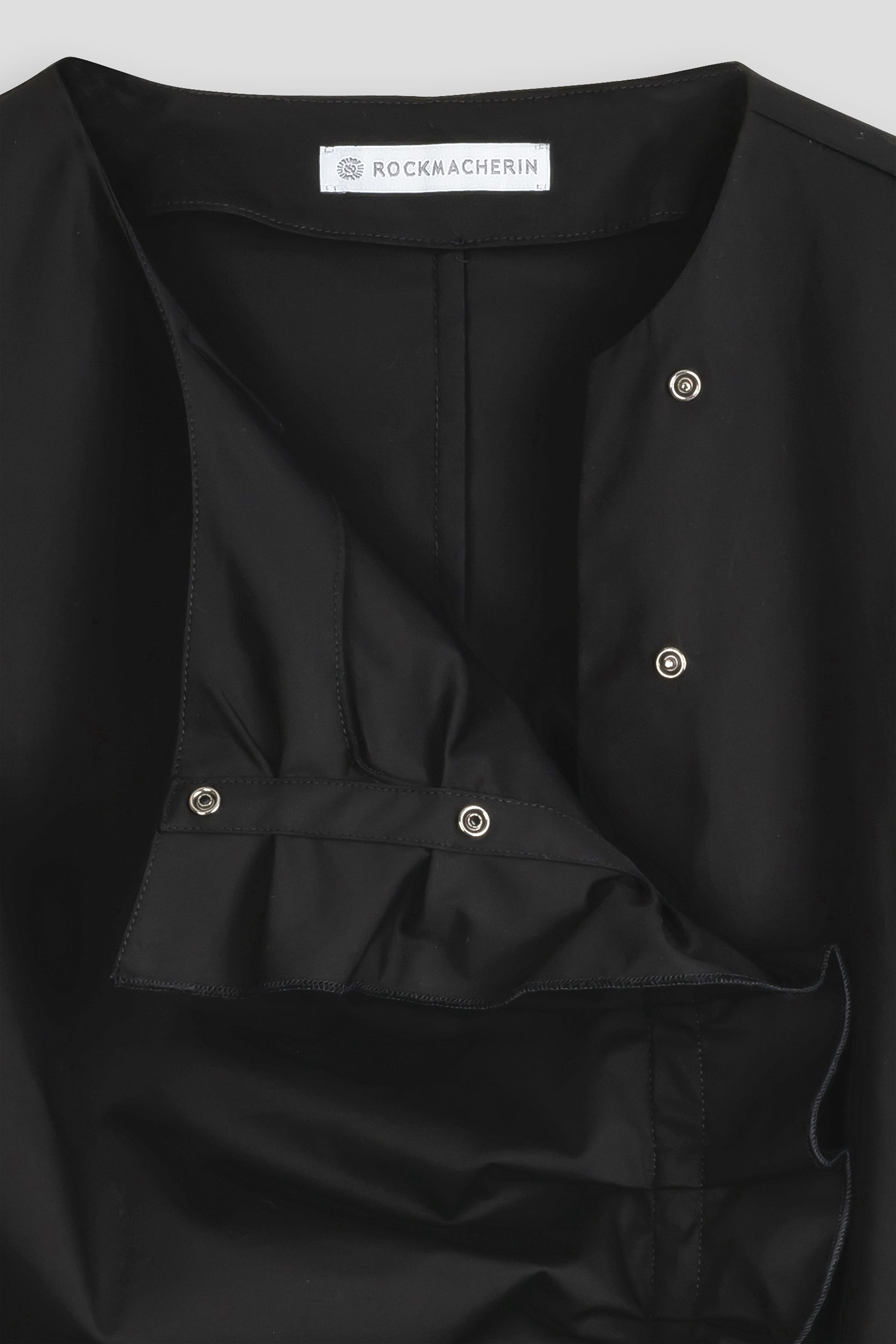 Bluse-Damen-Rueschen-schwarz-Lara