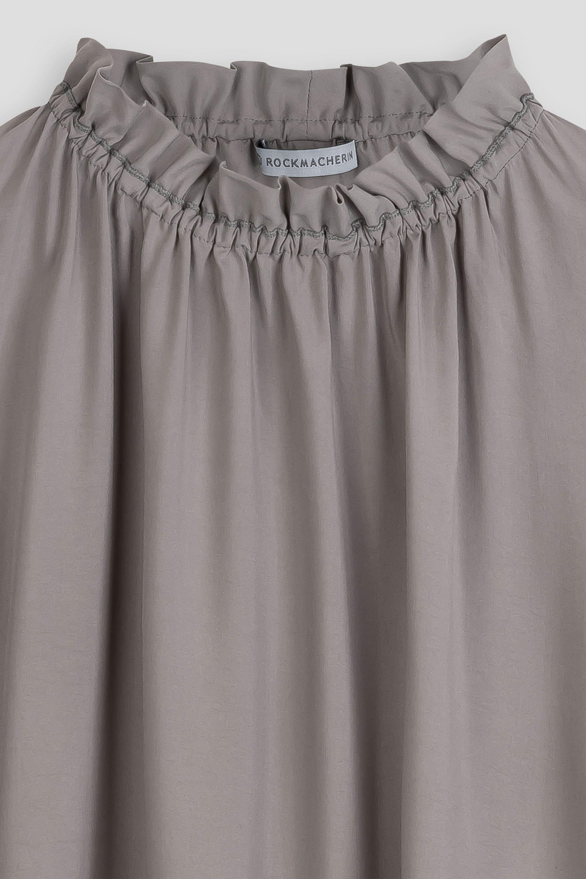 Bluse-Damen-Rueschen-grau-Emma