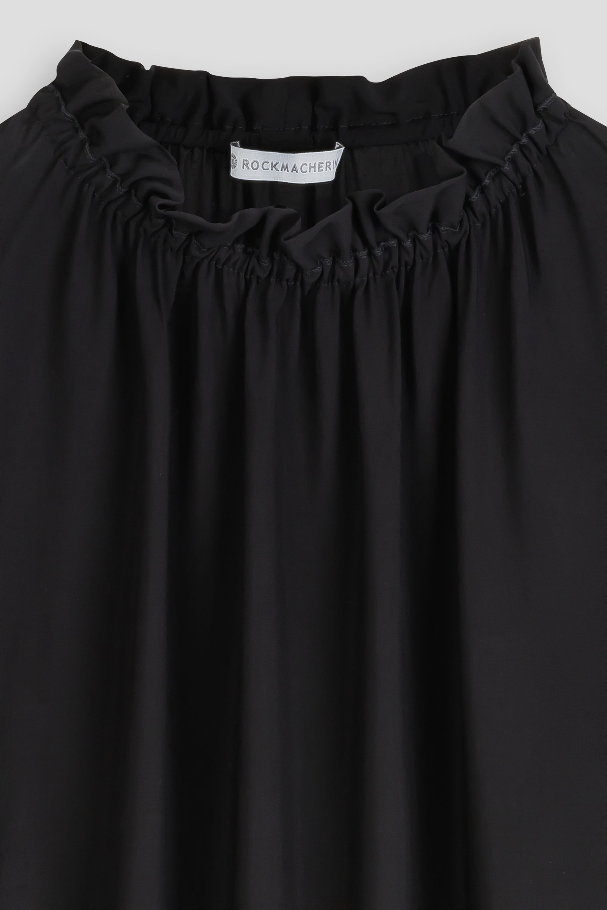Bluse-Damen-Rueschen-schwarz-Emma