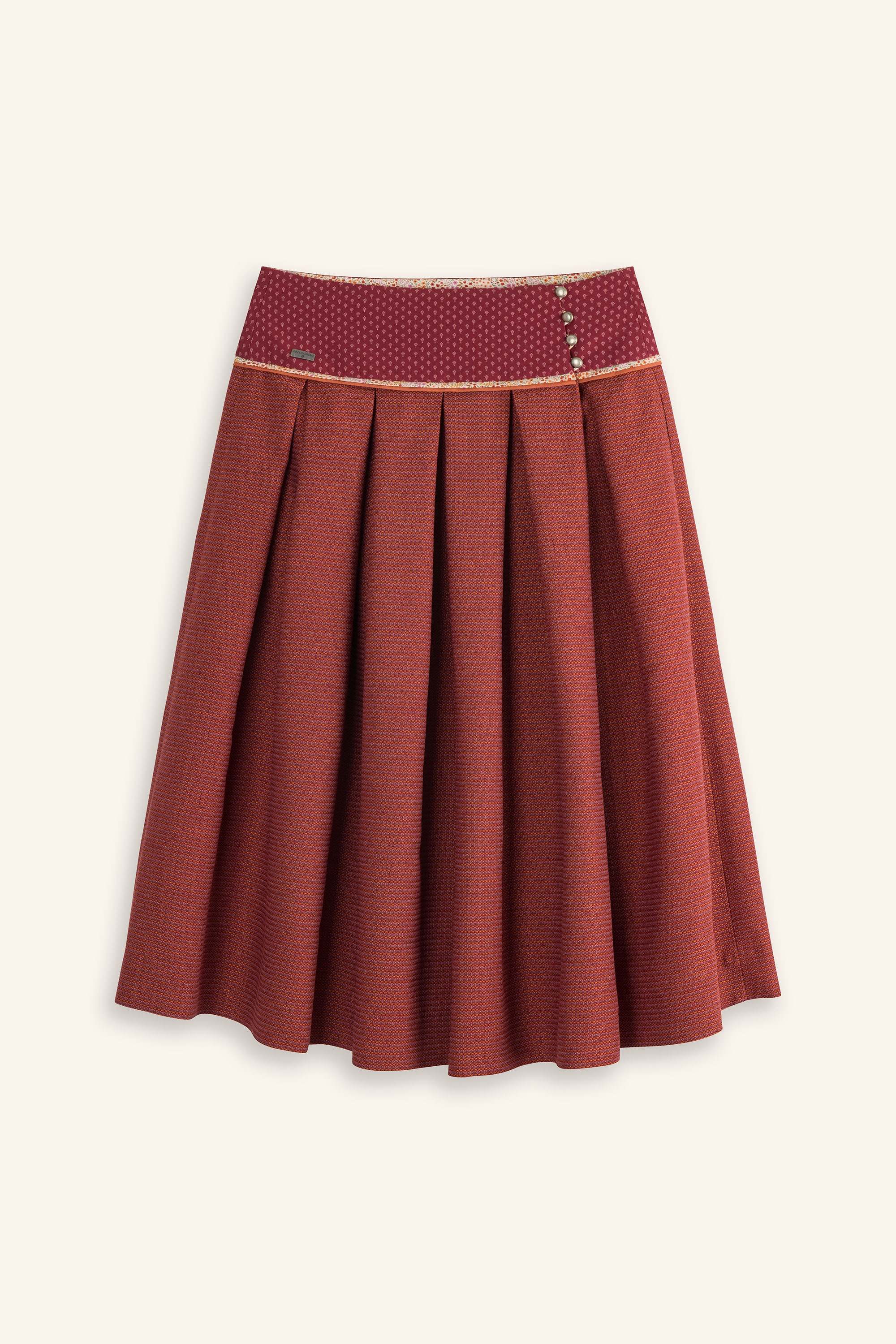 Trachtenrock-lang-beerenrot-Gluad