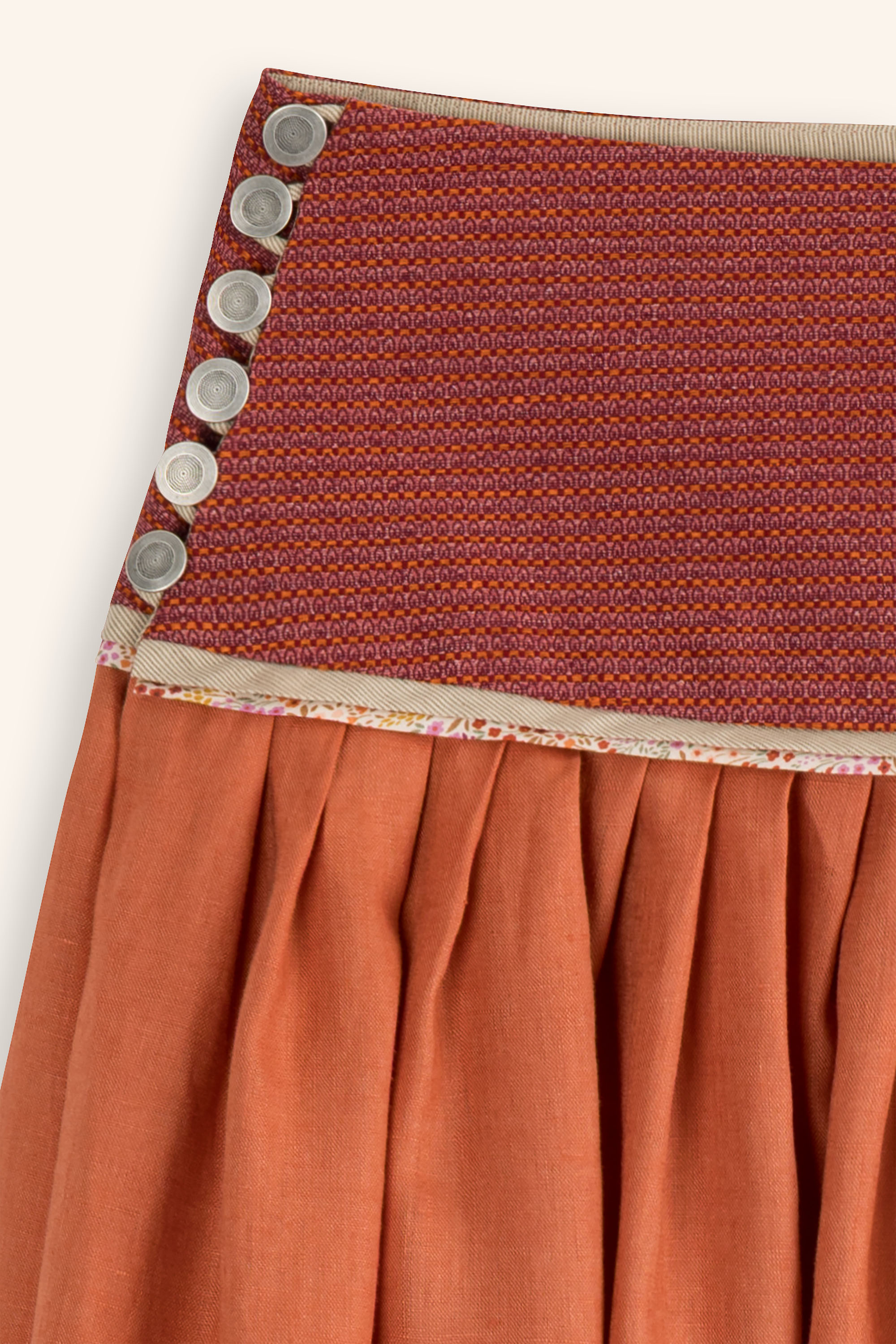 Trachtenrock-terracottarot-Sonnabrand