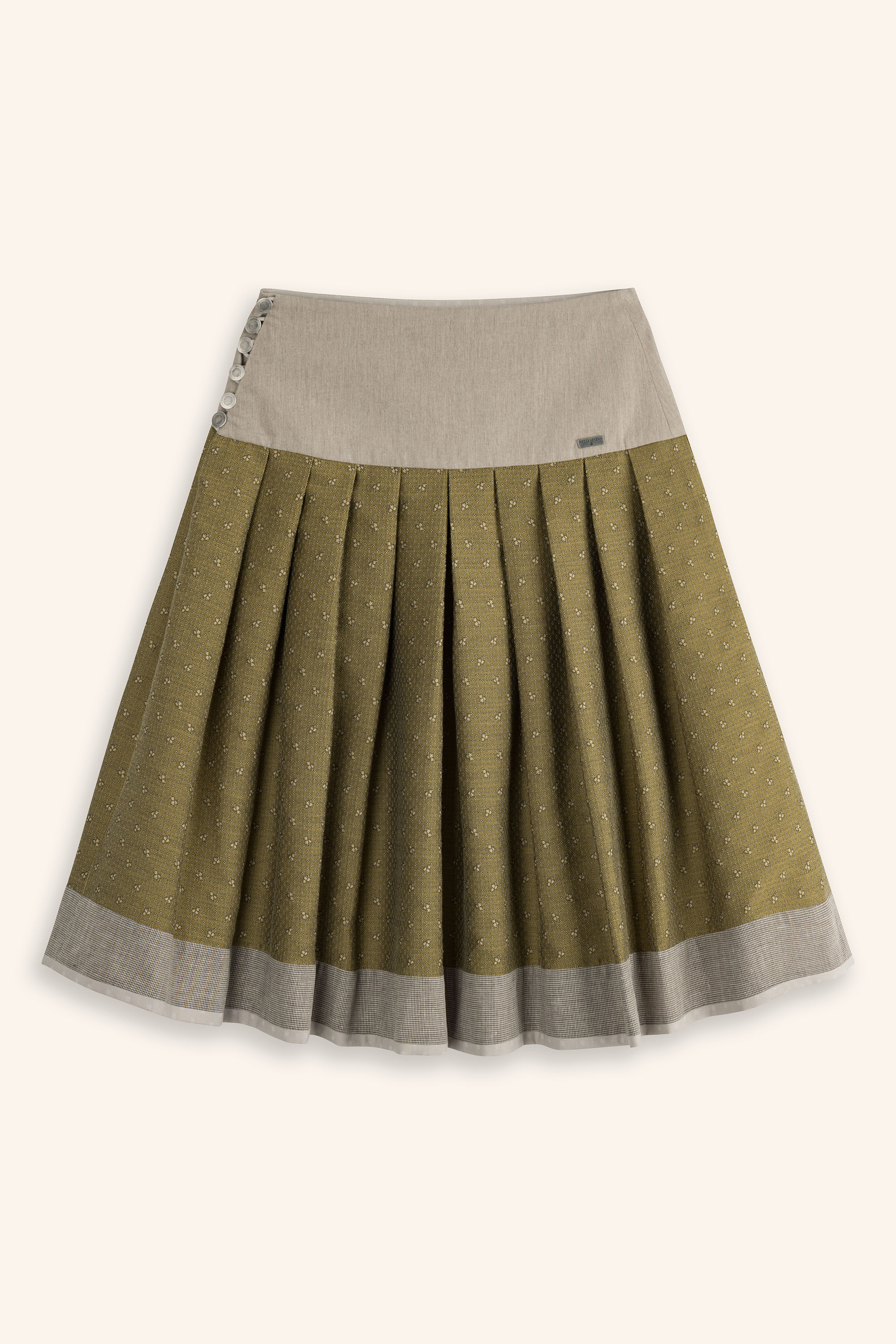 Trachtenrock-sendgelb-Heigras