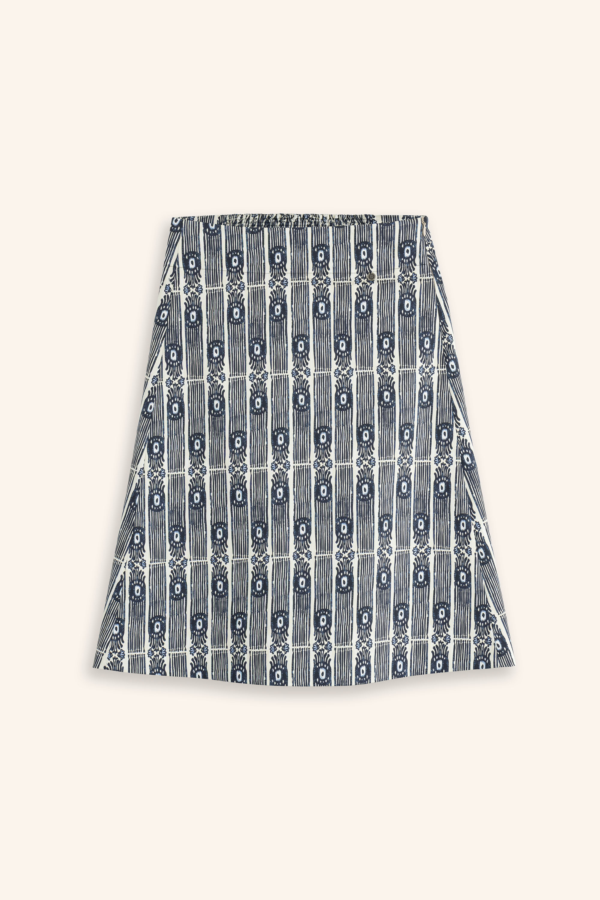 Trachtenrock-Muster-blau-Riedsee