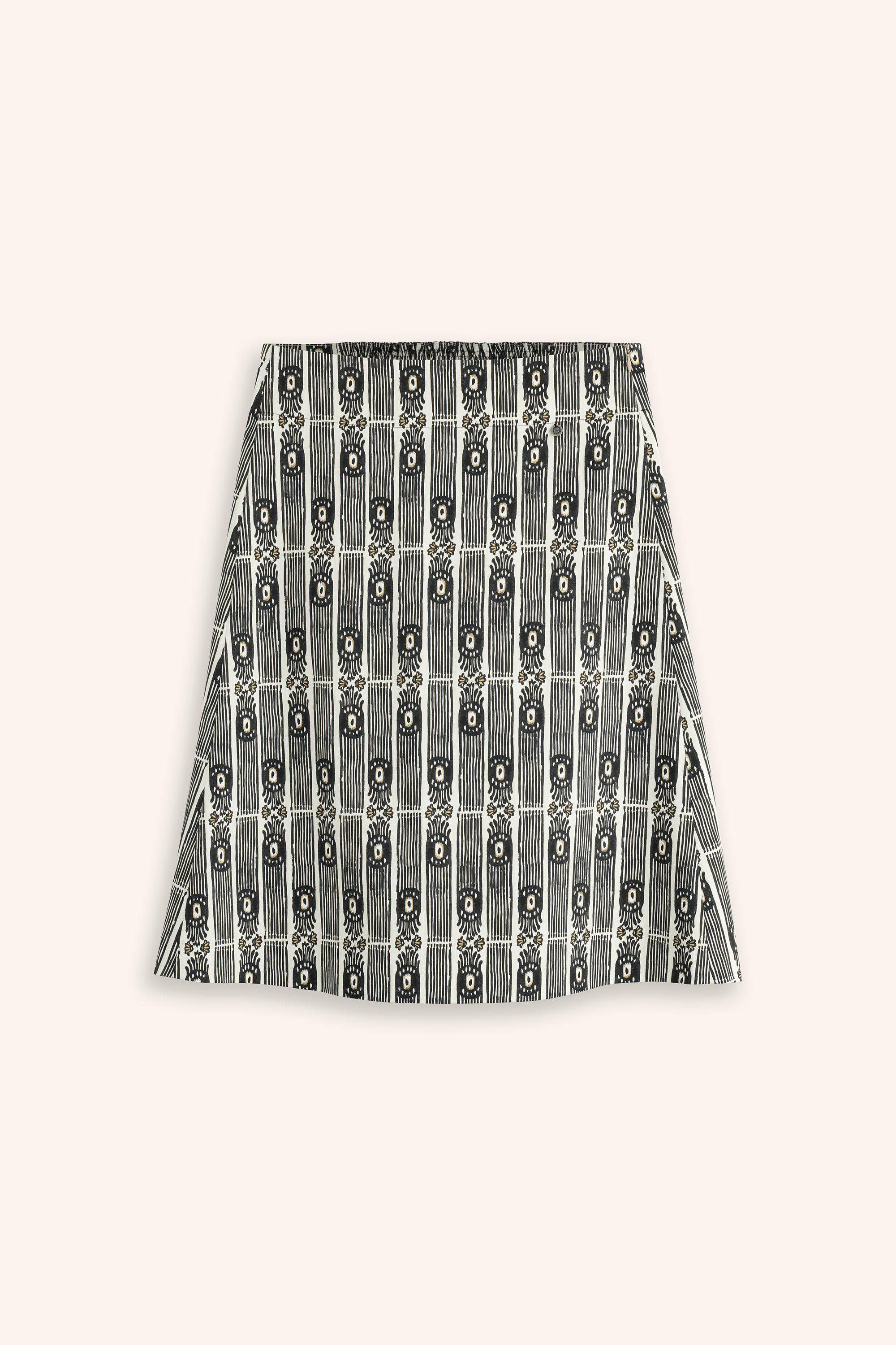 Trachtenrock-Muster-schwarz-Riedsee