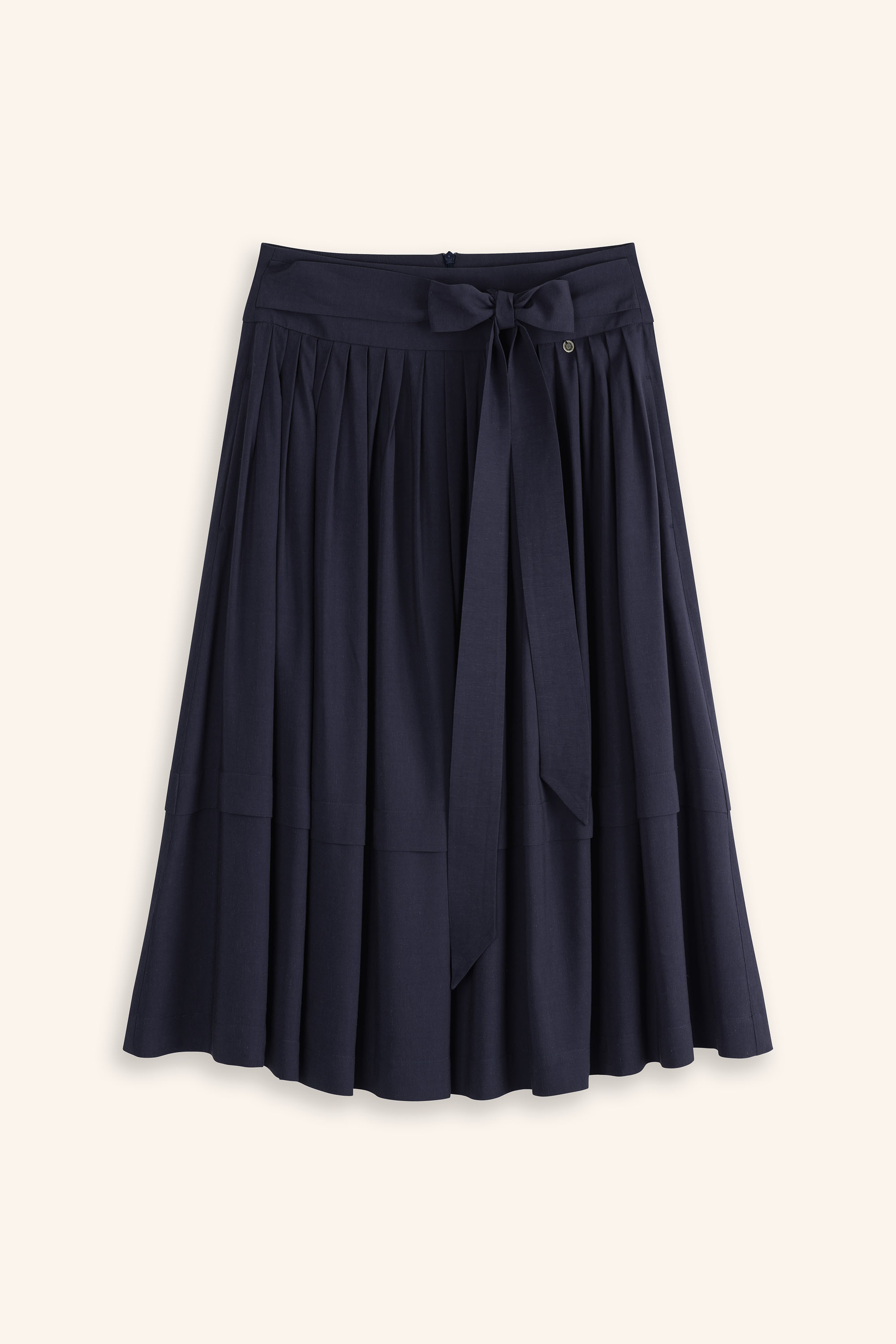 Trachtenrock-Leinen-marineblau-Kirchsee