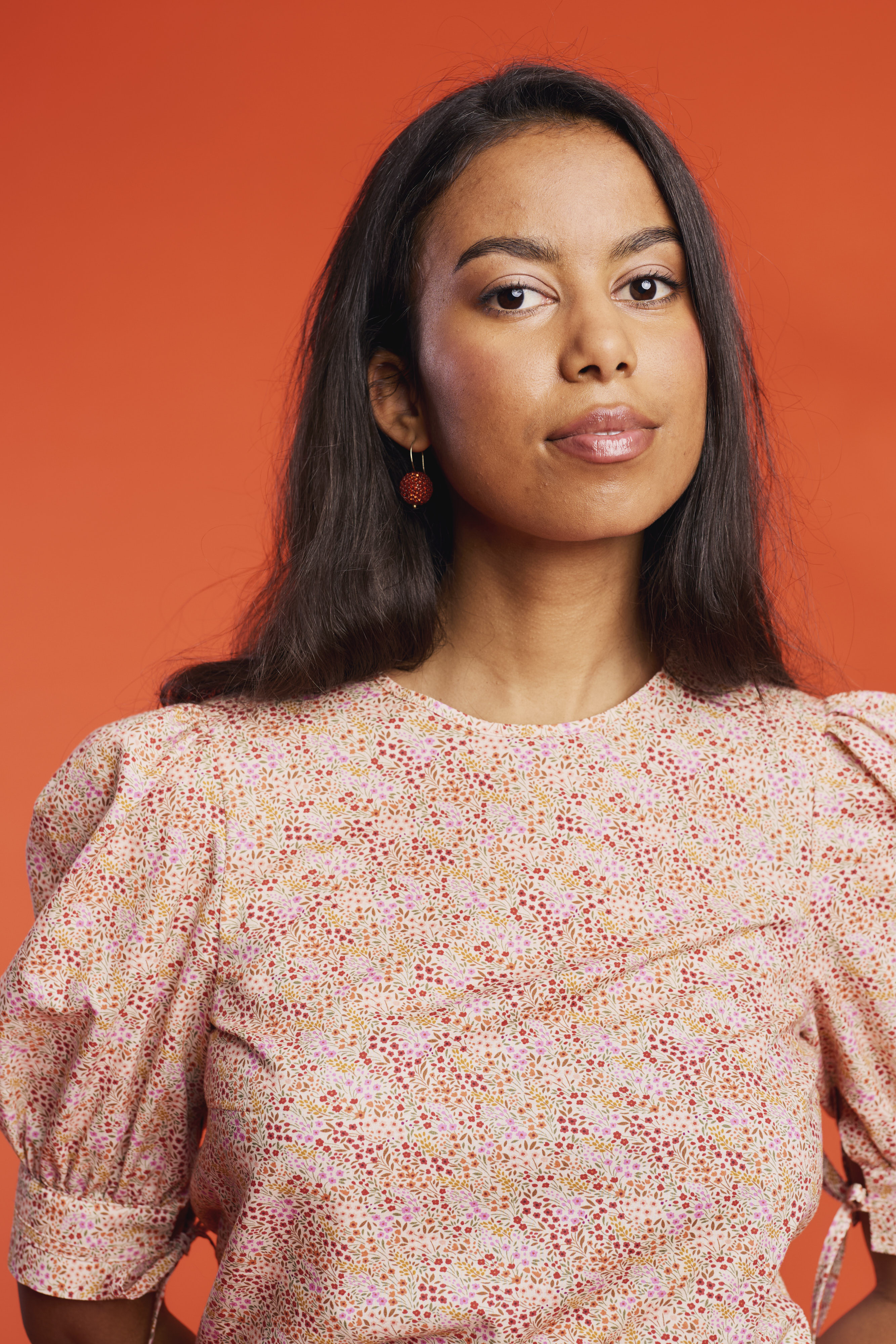 Bluse-Damen-Muster-rosarot-Tula