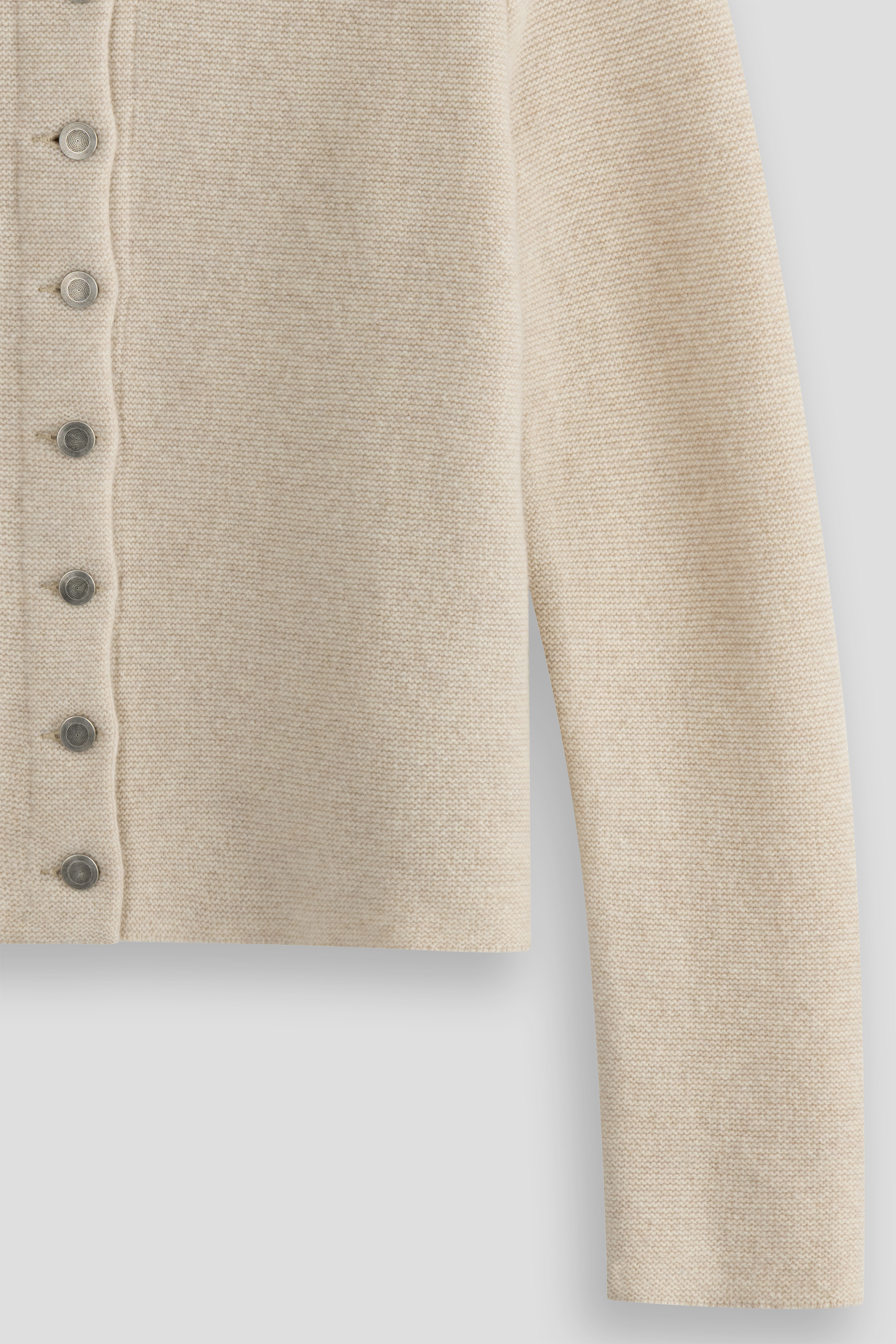 Trachtenjacke-Schurwollstrick-sandbeige-Florentine