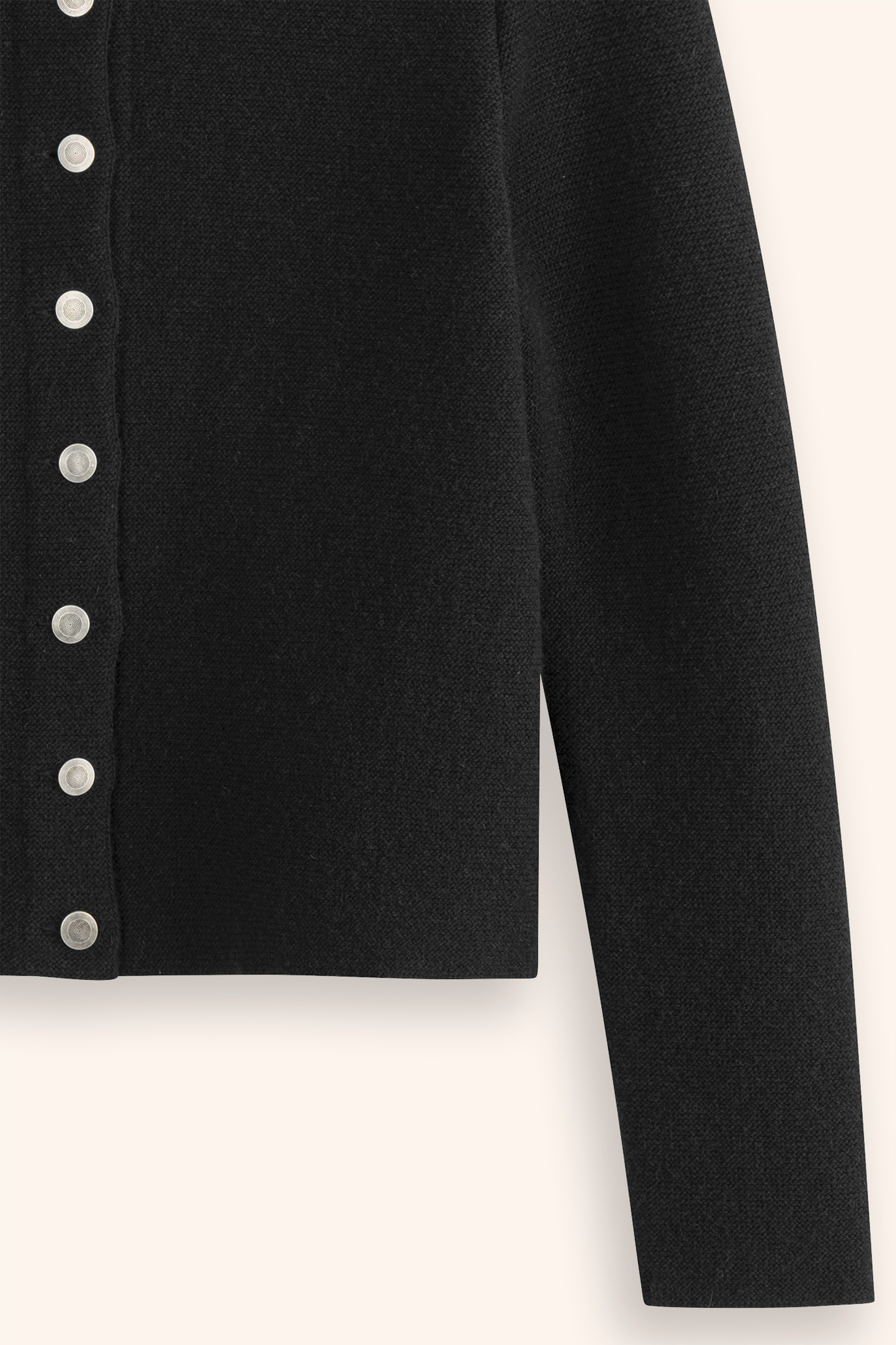 Trachtenjacke-Schurwollstrick-schwarz-Florentine