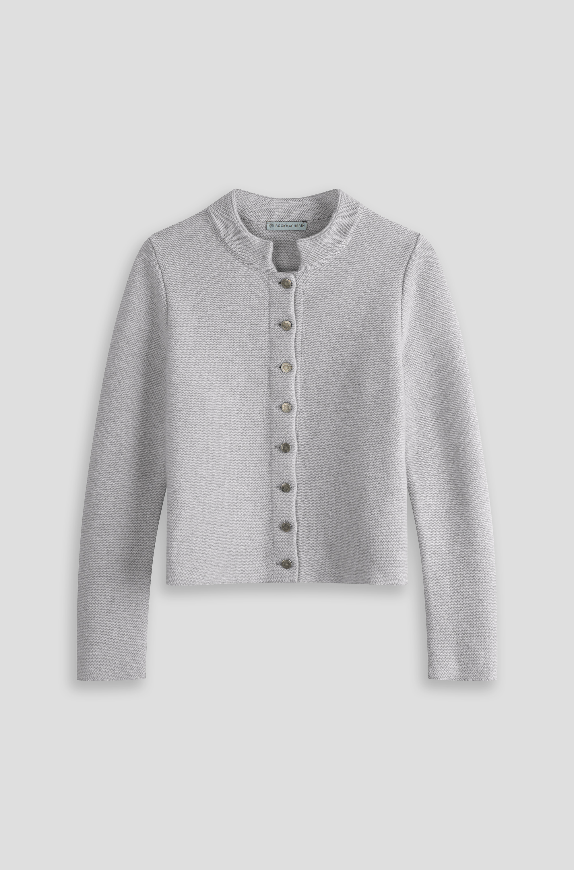 Trachtenjacke-Schurwollstrick-grau-Florentine