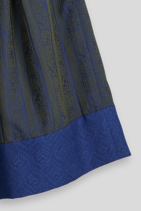 Trachtenrock-festlich-elegant-blau-oliv-Soascheenadog