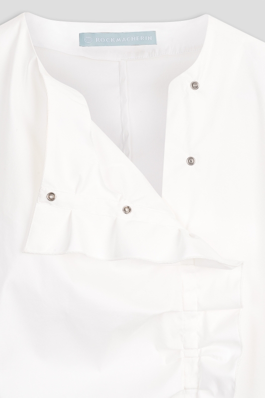 Bluse-Damen-Rueschen-weiss-Lara
