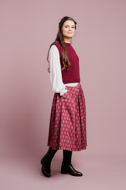 Bluse-Damen-Rueschen-weiss-Emma