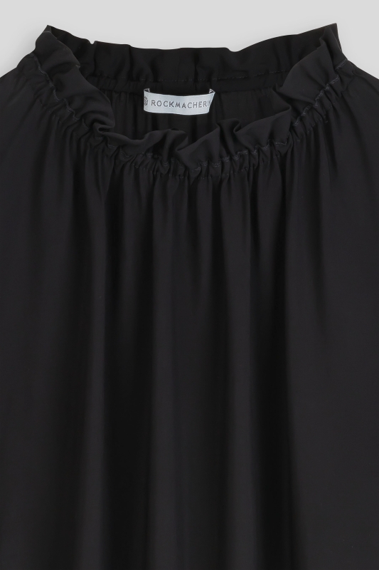 Bluse-Damen-Rueschen-schwarz-Emma