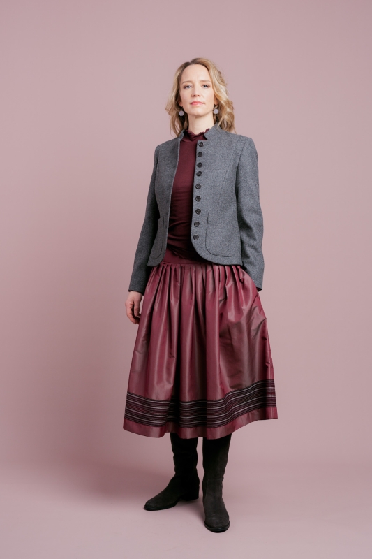 Shirt-ladies-cashmere-fine-knit-dark-red-Michaela