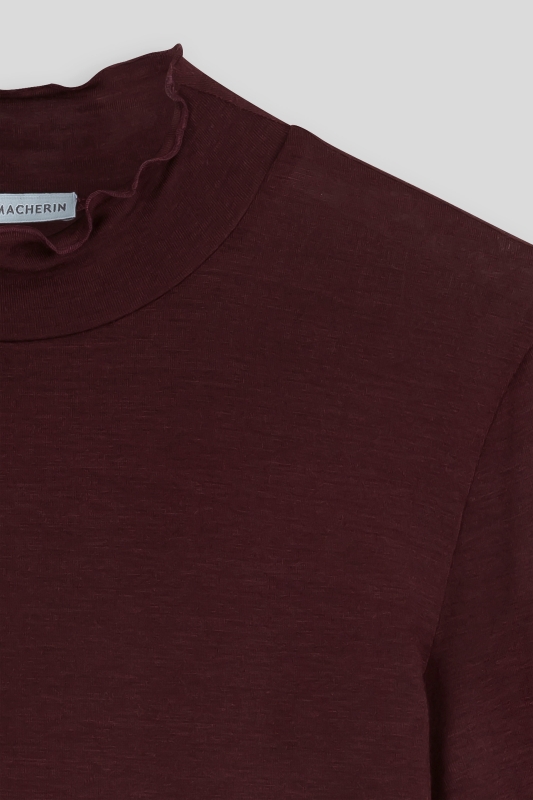 Shirt-ladies-cashmere-fine-knit-dark-red-Michaela