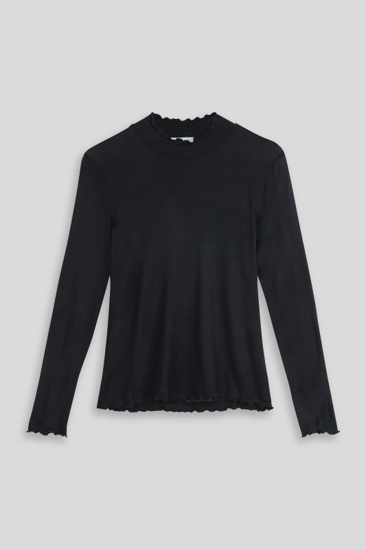 Shirt-Damen-Kaschmir-Feinstrick-schwarz-Michaela