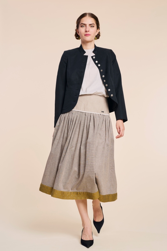 Trachtenrock-sandbeige-Sandstoa