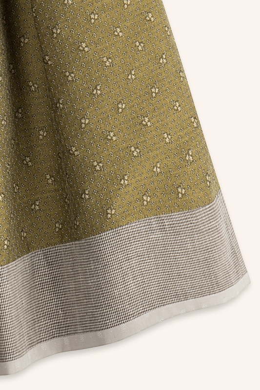 Trachtenrock-sendgelb-Heigras