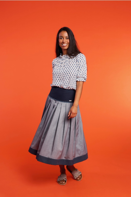 Trachtenrock-marineblau-Diafseedaucha