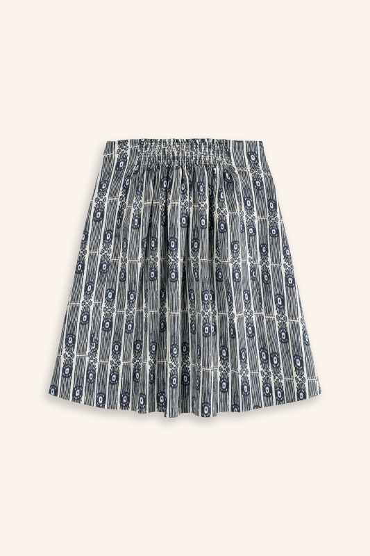 Trachtenrock-Muster-blau-Riedsee