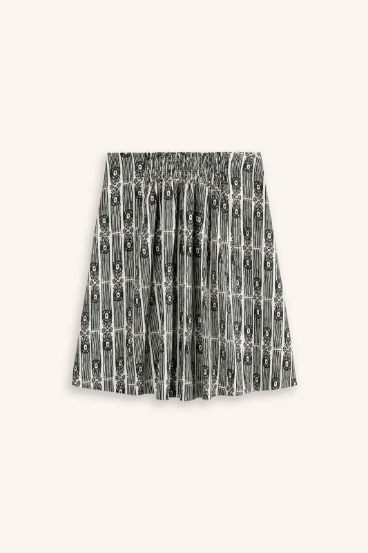 Trachtenrock-Muster-schwarz-Riedsee