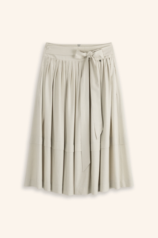 Trachtenrock-Leinen-beigegrau-Kirchsee