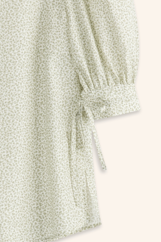 Bluse-Damen-Muster-gruen-Tula