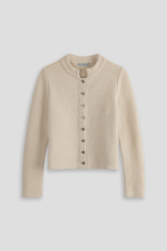 Trachtenjacke-Schurwollstrick-sandbeige-Florentine
