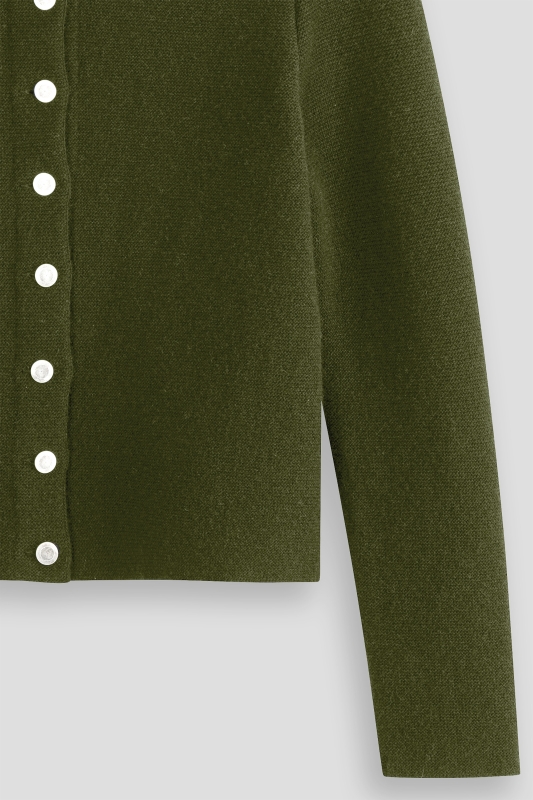 Trachtenjacke-Schurwollstrick-moosegruen-Florentine
